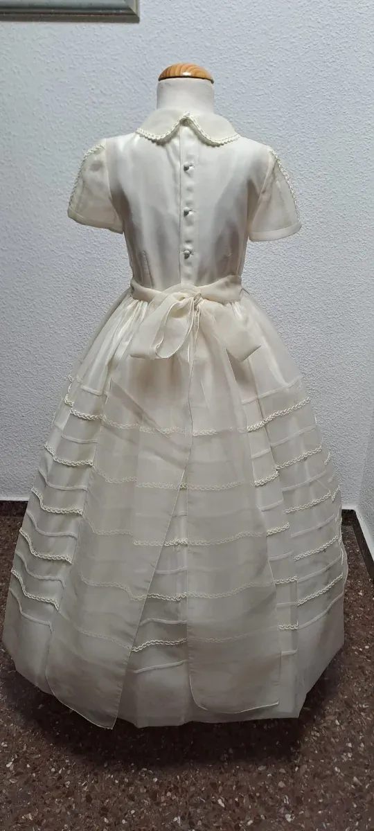 Vestido de comunión niña blanco