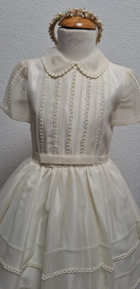 Vestido de comunión niña blanco