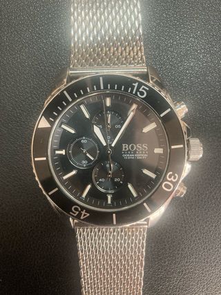 Reloj Hugo Boss Cronógrafo 10 ATM Correa Milanesa