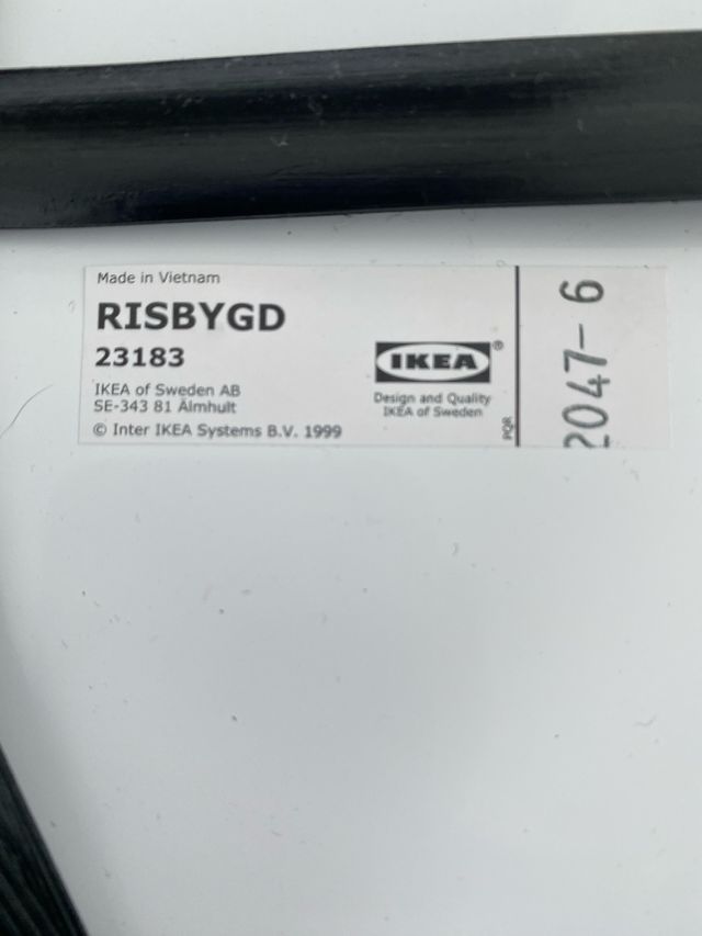 Espejo Ratán Negro 52cm Diámetro