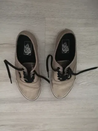 Zapatillas Vans Doradas