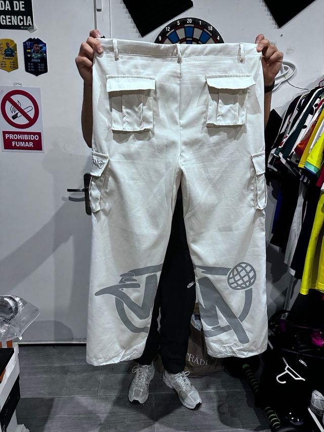 Pantalón Cargo Blanco MNMLS TWNG