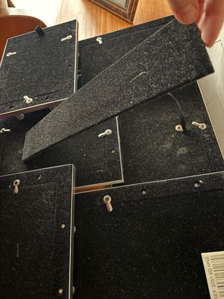 Marco multiple de fotos metalizado