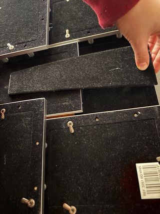 Marco multiple de fotos metalizado