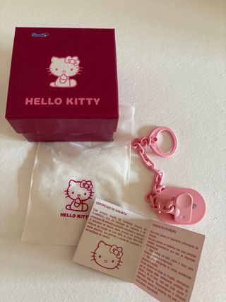 Chupetero Hello Kitty Plata