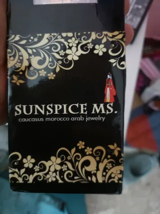 Cinturón SUNSPICE MS.  Dorado con rojo