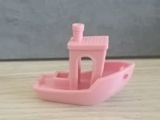 Mini Barco Benchy Rosa Impresora 3D