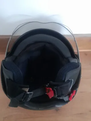 Casco Moto Jet LS2 Negro Mate