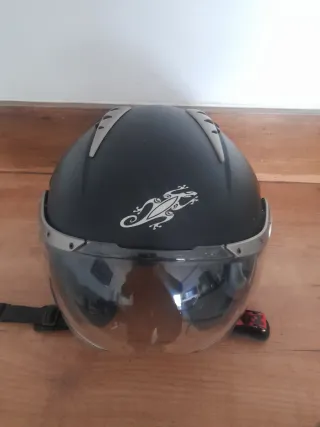 Casco Moto Jet LS2 Negro Mate