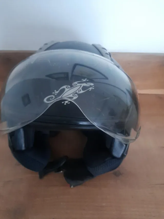 Casco Moto Jet LS2 Negro Mate