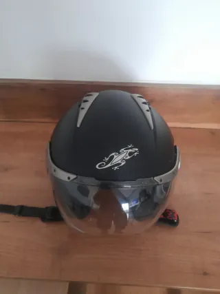 Casco Moto Jet LS2 Negro Mate