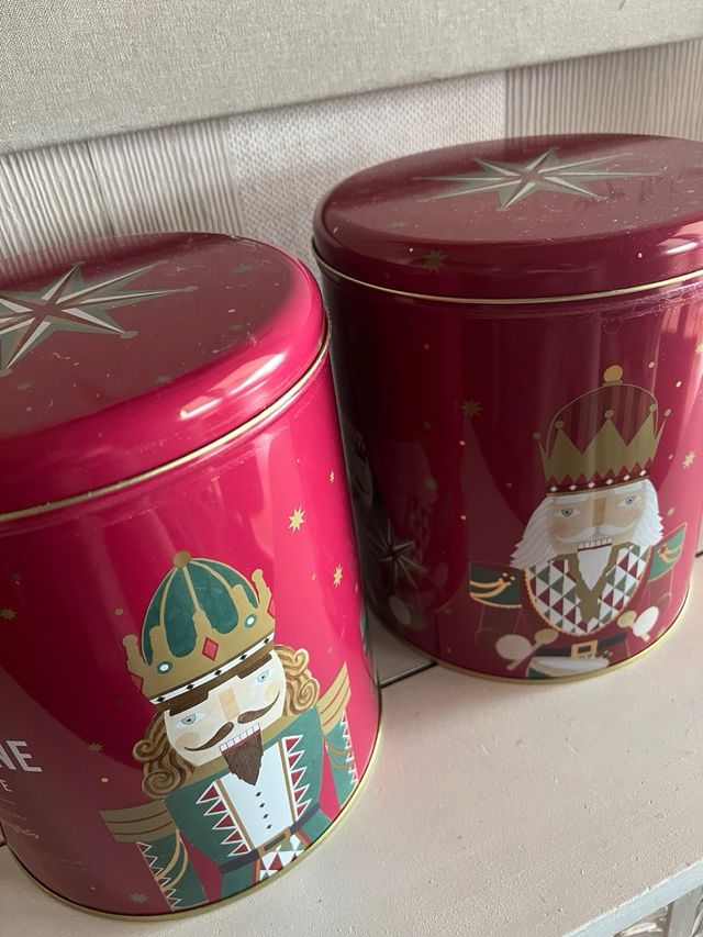 2 Caixas Metálicas Grandes El Corte Ingles