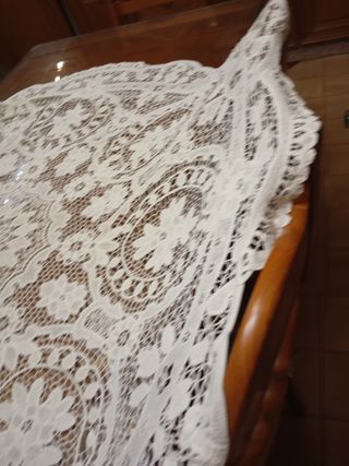 Mantelería de encaje de Burano Hecha a Mano