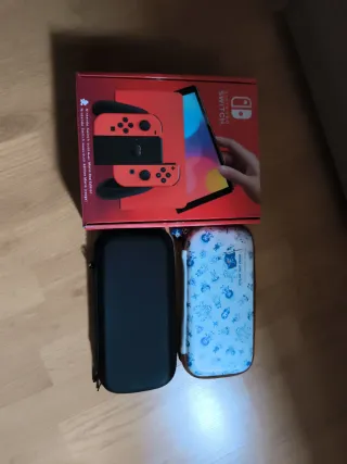 Nintendo Switch OLED Edición Mario Roja