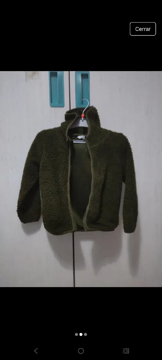 Chaqueta niño azul con capucha+ chaqueta verde