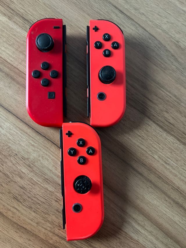 3 Joy-Cons Nintendo Switch Rojos