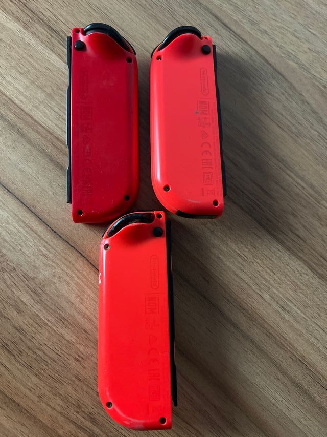 3 Joy-Cons Nintendo Switch Rojos