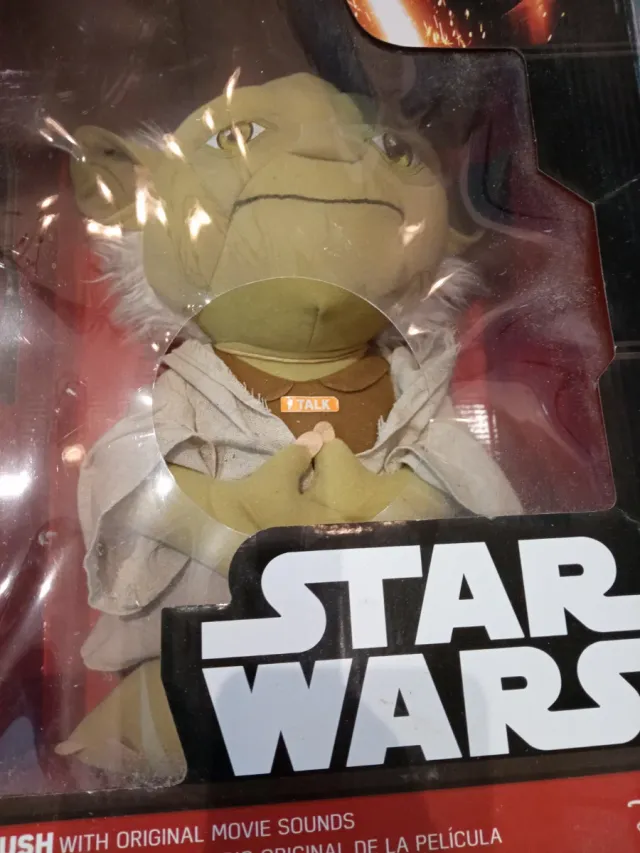 Peluche Star Wars Yoda y Darth Vader Habla