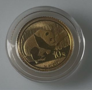Moneda Oro Panda 1gr 2016