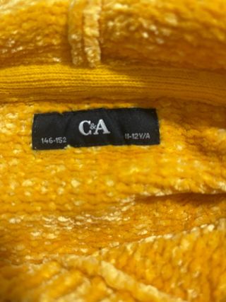 Jersey C&A Niña Amarillo 11-12 Años