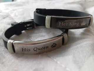 Juego 6 Piezas: Collar, Pulsera y Anillos de acero