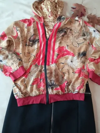 Bomber reversible mujer