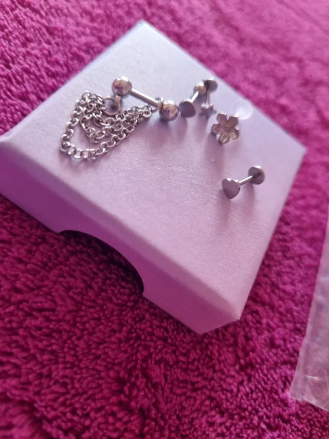 Lote 15 piercings oreja nuevos