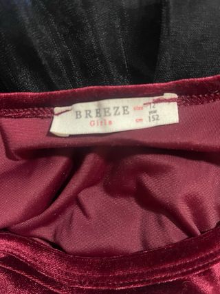 Vestido rojo BREEZE talla 12