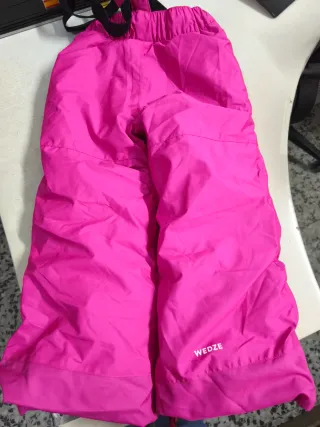 Pantalón de esquí Wedze rosa