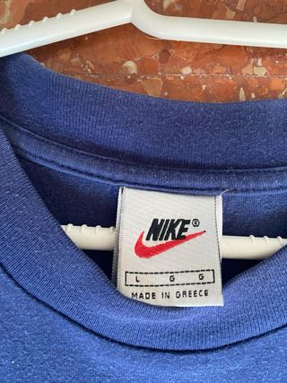 Camiseta sin mangas Nike azul vintage