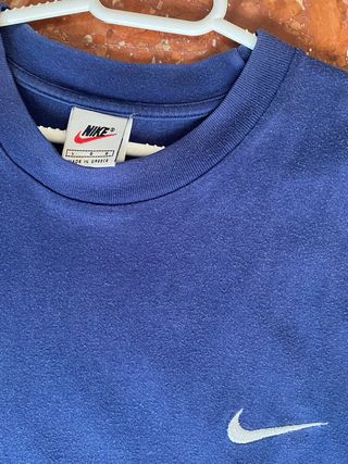 Camiseta sin mangas Nike azul vintage