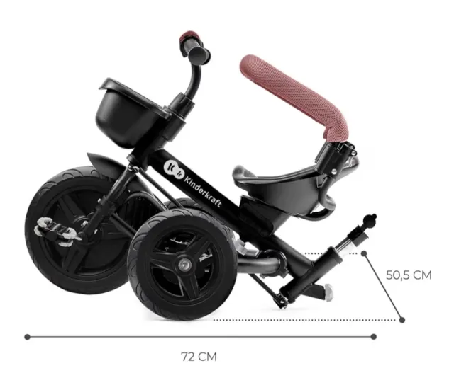 Triciclo Kinderkraft AVEO Rosa