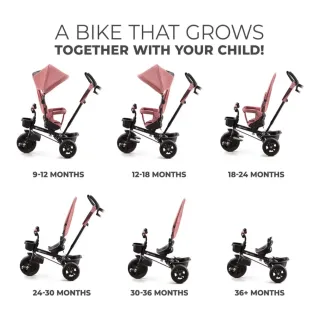 Triciclo Kinderkraft AVEO Rosa