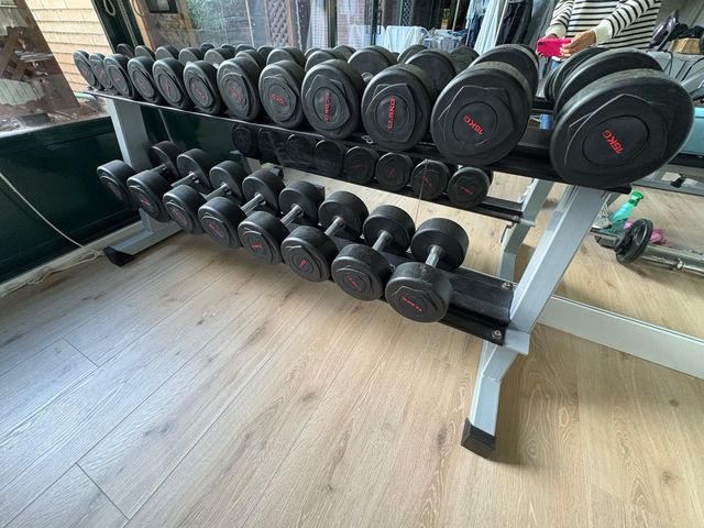 Rack Mancuernas Gimnasio Completo