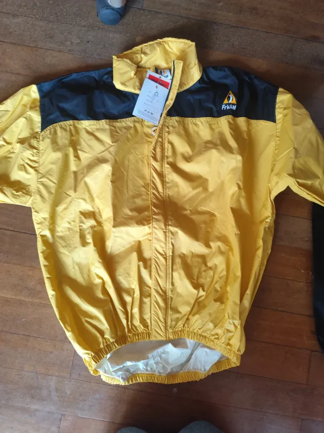 Chubasquero Fridal Ciclismo Amarillo