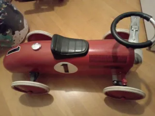 Auto Cavalcabile Bambini Vintage Rossa