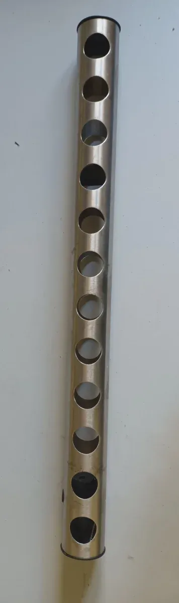 Botellero pared 12 botellas inox