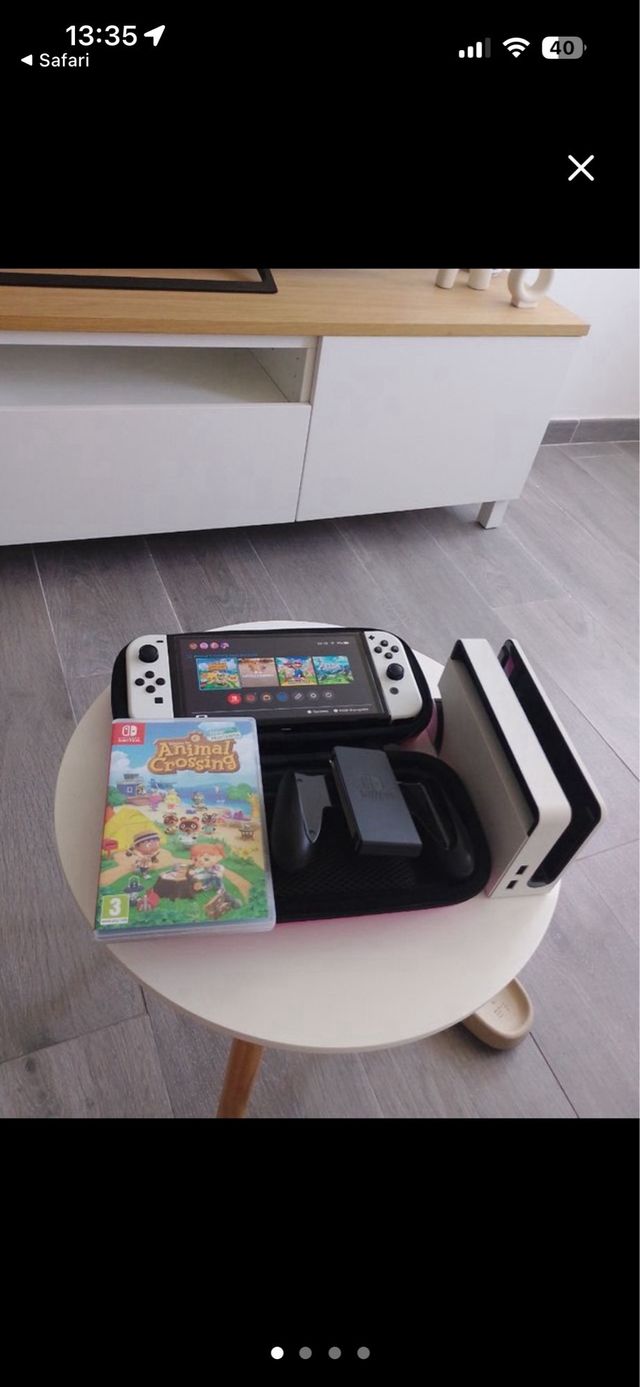 Nintendo Switch Blanca juego vendido