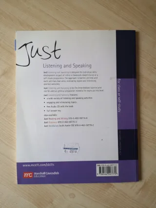 Just, método de idiomas inglés Pre-Intermediate