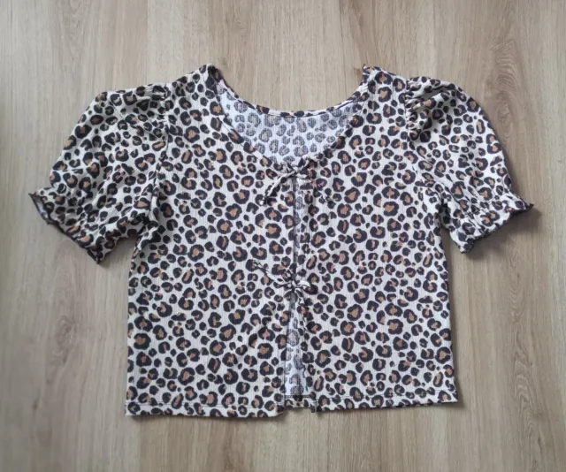 Top y Shorts Animal Print ZARA niña talla 152