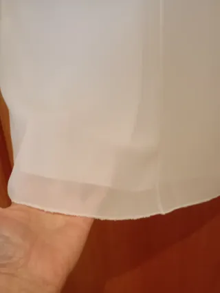 Blusa tirantes blanca con botones