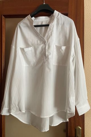 Blusa blanca talla XXXL