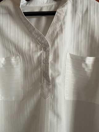 Blusa blanca talla XXXL