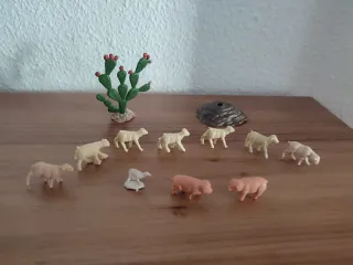 Figuras Belén años 80. Navidad