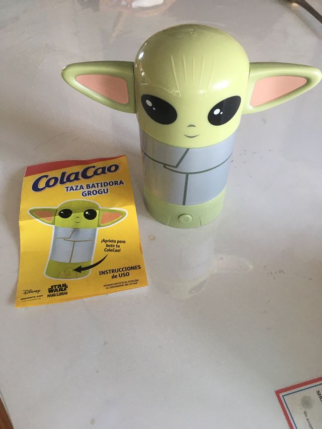 Taza Batidora Grogu Colacao Star Wars