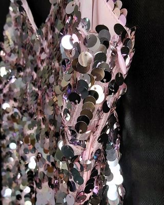 Vestido Zara Lentejuelas Midi Talla XS