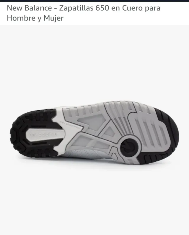 Sneakers New Balance 650 Bianco Nero Taglia 40.0