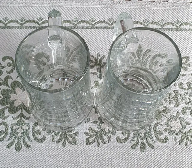 Coppia boccali birra in vetro