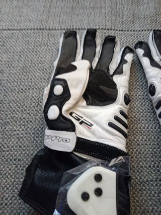 Guantes Alpinestars Moto Circuito Blancos Negros