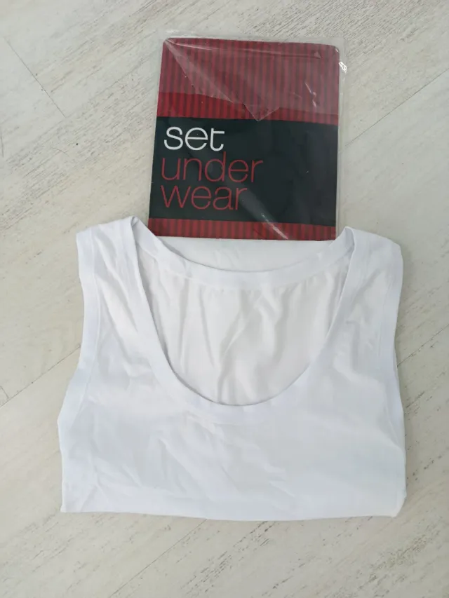 Camiseta Set caballero blanca